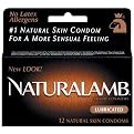 Naturalamb Natural Skin Condoms, Lubricated, 12 condoms