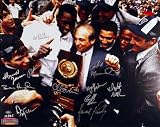1985 Villanova Wildcats Team Signed Championship Parade Celebration 16x20 Photo w/12 Sigs