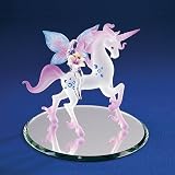Unicorn with Fairy Glass Figurine