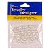 6mm Loose Round Pearls, Crystal Aurora Borealis, 60 Pc Pkg (1 Pack)