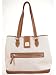 Dooney & Bourke Tote Handbag Purse Woven with Leather Trim Tan