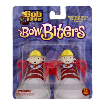 Bob the Builder Bow Biters Shoe Lace Locks Kids Tie 1pr
