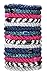 L. Erickson Grab & Go Pony Tube - Stargazer - 15 Pack Ponytail Holder Hair Ties