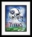 Tennessee Titans NFL Team Logo and Football Helmet Collage Framed 8 x 10 Photograph