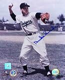 Duke Snider Autographed Throwing Ball 8 x 10 Photograph (Unframed)