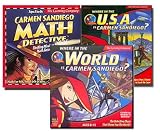 Carmen Sandiego 3 Pack (Math, World & USA)