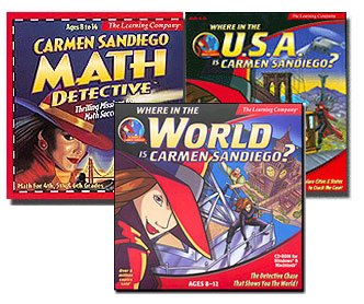 VideoGames: Carmen Sandiego 3 Pack  Math, World & USA 