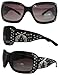 Montana West Ladies UV 400 Crossed Pistols Concho Sunglasses