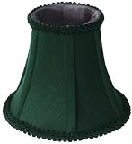 Oriva 43-15-80 Lampenschirm, Baumwolle, 15 x 15 x 12 cm, Clip, schwarz / Gold