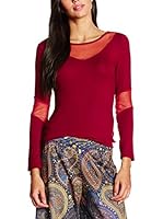 Palmetto Camiseta Manga Larga (Burdeos)