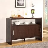 Modus Furniture 2Y2173 Bossa Sideboard, Dark Chocolate