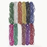 Mardi Gras Bead Necklaces Assorted Colors (144)