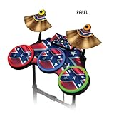 Protective skins for Guitar Hero 4 "World Tour" Drum set, fits Xbox 360, PS3, PS2, WII - REBEL