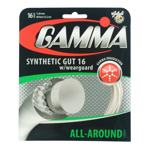 Gamma Synthetic Gut Tennis Strings - WearGuard Solid Core Multipack Options