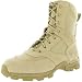 ROCKY Mens 8 Inch Split Suede Leather Cordura Military Duty Combat Lace-Up Boots Shoes Desert Sand