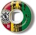 Element Rasta Logo Seal 51mm Slim 101A Skateboard Wheel