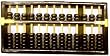 Simple Black Chinese Abacus - Lacquered wood and Bamboo