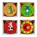 Childrens Wooden Musical Instrument - Tambourine - presented in wooden box