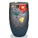 九谷焼 10号 花瓶 「椿にメジロ」 陶器,花器,インテリア: 九谷焼の花瓶はそれ自体が既に「花」、350年の歴史を受継ぐ技から生まれる完成度の高いデザイン。他の焼き物の追従を許さぬほど優れた上絵の美しさを存分にお楽しみ下さい。開窯以来350年の歳月を経た現在も尚、その...