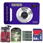 Vivitar Vivicam 5.1MP Purple Digital Camera Plus 2GB Accessory Bundle