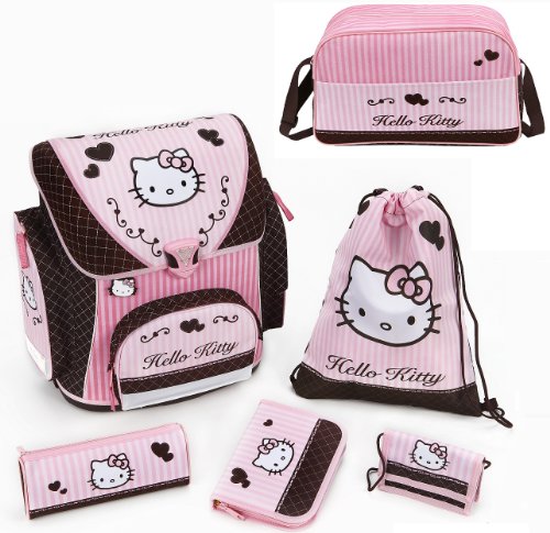 Hello Kitty Schulranzen Set 6tlg.
