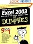 Excel 2003 All-in-One Desk Reference For Dummies