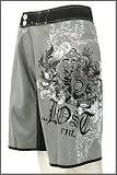 Lost Enterprises TWO FACE REVERSABLE Mens Surfing Boardshorts in Black/Grey