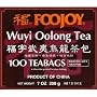 All Natural Foojoy Wuyi Oolong (Wu Long) Weight Loss Tea 100 Tea Bags