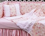 precious petals crib bedding<br>by baby bella linens: Fitted Crib Sheet