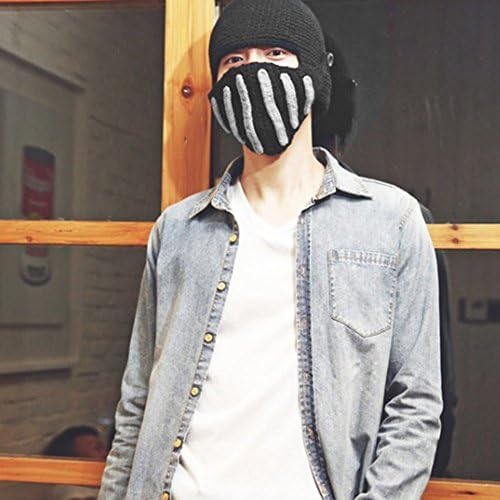 GuangSam Warm Winter Roman Knight Helmet Caps Cool Handmade Knit Ski Mask Hats
