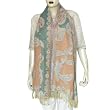 Wool Long Scarf Ladies Winter Clothes Handcrafted Gift 27 x 72 inches (jstl359)