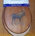 Oak Toilet Seat Moose Lodge Cabin Decor Handpainted