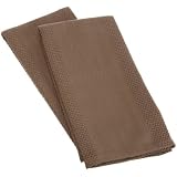 DII Organic Cotton Mocha Dishtowel, Set of 2 by Design Imports