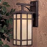 Minka Lavery Outdoor Delancy 71192-357-PL 1-LT 13w (17"H x 8"W) Energy Star Wall Light in Iron Oxide