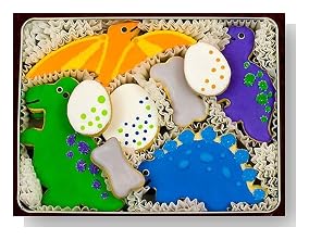 Stone Age Decorated Cookie Tin