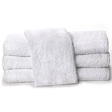 Towels by Doctor Joe White 15" x 25" China Soaker, Pack of 12