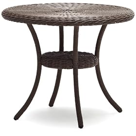 Strathwood Hayden All-Weather Wicker Table: Patio, Lawn &amp; Garden