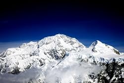 Incredible Mount McKinley's Cassin Ridge w/ Mt. Hunter on Right, Alaska's Denali National Park - Powerful 16x20 Photographic Print by Carol M. Highsmith
