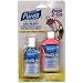 Purell Instant Hand Sanitizer, with one Purell 2-Go Carrier, 2 bottles, 1 fl oz each
