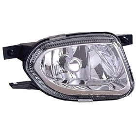 2003-2006 (2004 2005 03 04 05 06) Mercedes E Class Fog Light Assembly - Sedan (Excluding Sport Package) - Passenger Side - DOT Certified Fog Light