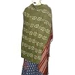 Tie & Dye Shawls Wool Fabric Womens Wraps Dress 80 x 35 inches