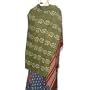 Tie & Dye Shawls Wool Fabric Womens Wraps Dress 80 x 35 inches