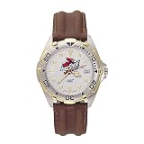 Iowa State Cyclones Cyclone All Star Watch with Leather Band - Men's from Logo Art