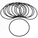 uxcell Oリング　オイルシール　柔軟　ゴム製　フィルター　ブラック　90.3mm x 2.65mm　10個入り