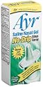 Ayr Saline Nasal Gel No-drip Sinus Spray With Soothing Aloe Vera, 0.75-Ounce Spray Bottles (Pack of 3)