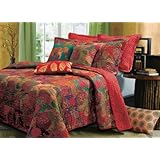 Greenland Home 5-Piece Jewel Bonus Quilt Set, King