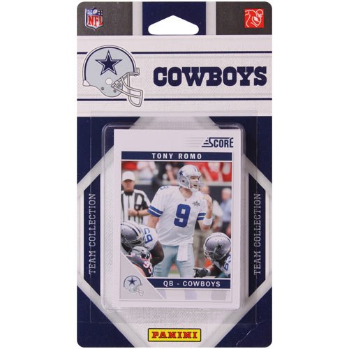 2011 Score Dallas Cowboys Factory Sealed 13 Card Team Set. Players Include Bradie James, Demarcus Ware, Dez Bryant, Felix Jones, Jason Witten, Jay Ratliff, Marion Barber Iii, Miles Austin, Tony Romo, Bruce Carter, Demarco Murray, Dwayne Harris and Tyron Smith.