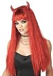 Dazzling Devil Wig (Red;One Size)