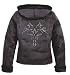 Harley-Davidson® Women's Stargazer Faux Shearling Jacket-LIMITED EDITION. Embroidery and Appliqué. Black 97510-10VW; Brick Red 97511-10VW; Off-White 97509-10VW