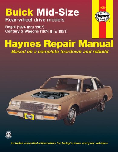Buick Regal '74'87 (Haynes Manuals)